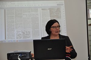 &Uuml;bergabe digitalisierter Zeitungen