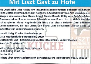 Liszt Biennale Th&uuml;ringen - musikalischer H&ouml;hepunkt in Th&uuml;ringen