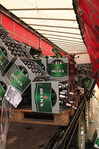 Bierlaster verungl&uuml;ckt
