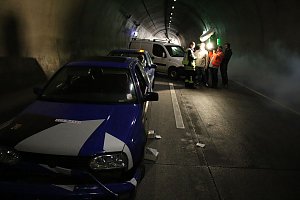 Gro&szlig;&uuml;bung im H&ouml;llbergtunnel
