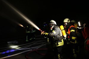 Gro&szlig;&uuml;bung im H&ouml;llbergtunnel