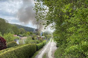 Gartenlaube abgebrannt