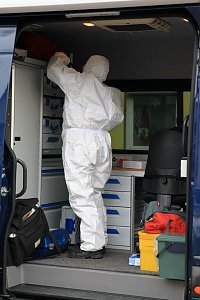 Gro&szlig;einsatz der Polizei in Berka