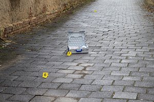 Gro&szlig;einsatz der Polizei in Berka