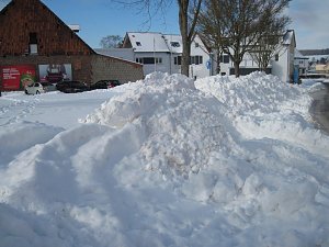 Schneechaos in Leinefelde