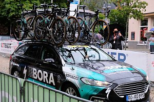 Start zur zweiten Etappe der Deutschland Tour