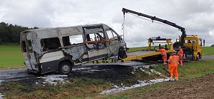 Verladen des Wohnmobils