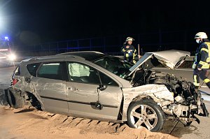 An der Unfallstelle