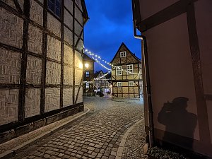 Auf dem Quedlinburger Weihnachtsmarkt