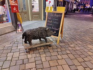 Auf dem Quedlinburger Weihnachtsmarkt