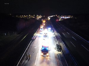 Schwerer Unfall auf der A38