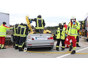 An der Unfallstelle