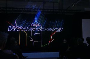 Lasershow beendete den offiziellen Teil