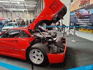 Peter Blei unterwegs auf der Erfurter Automobilmesse