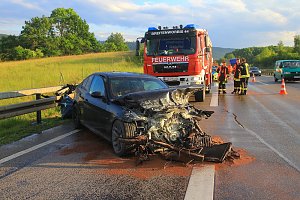 Unfall nach Verfolgungsjagd