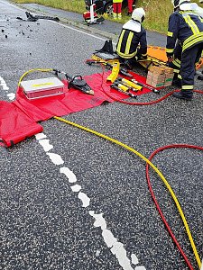 Verkehrsunfall bei Marth