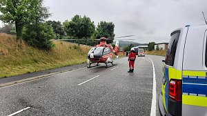 Verkehrsunfall bei Marth