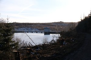 Peter Blei unterwegs an der Hasselvorsperre