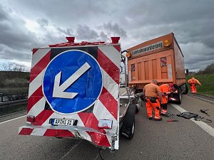 Auffahrunfall auf der Autobahn