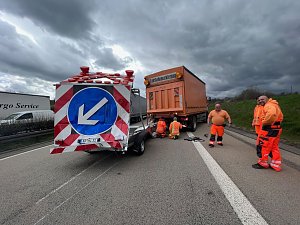 Auffahrunfall auf der Autobahn