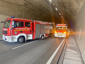 Unfall im H&ouml;llbergtunnel