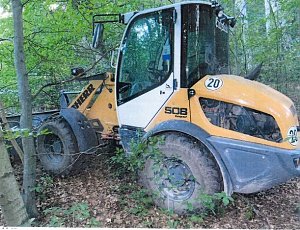 Bild des gestohlenen Radladers