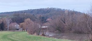 Spaziergang entlang der Unstrut aus Richtung Gorsleben in Richtung Sachsenburg