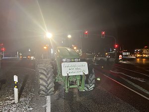 Bauernprotest bei Bleicherode