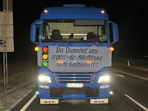 Bauernprotest bei Bleicherode
