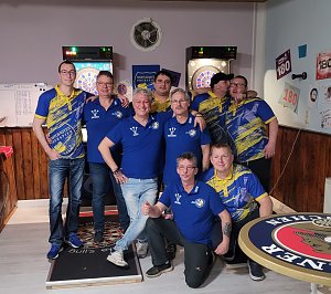 Bei den Dartchaoten freut man sich zum Saisonauftakt &uuml;ber ein Derby