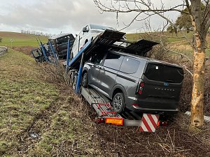 An der Unfallstelle