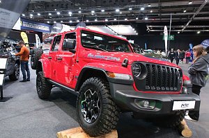 Peter Blei unterwegs auf der Automesse Erfurt