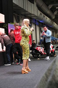Peter Blei unterwegs auf der Automesse Erfurt