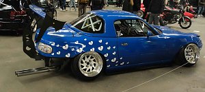 Peter Blei unterwegs auf der Automesse Erfurt