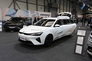 Peter Blei unterwegs auf der Automesse Erfurt