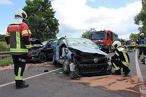 An der Unfallstelle