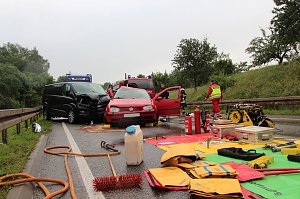 An der Unfallstelle