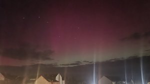 Polarlichter &uuml;ber Bleicherode