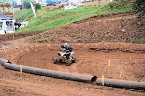 Peter Blei unterwegs beim Motorcross