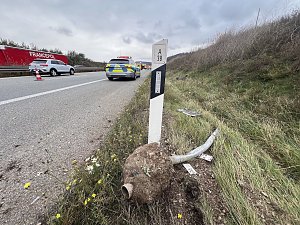 Unfall auf der A 38