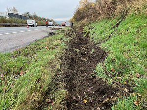 LKW Unfall auf der A38