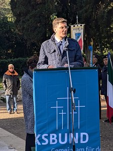 Soldatenfriedhof  in Pomezia, Italien