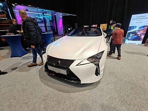 Peter Blei unterwegs auf der Automesse Erfurt