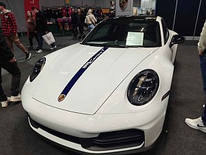 Peter Blei unterwegs auf der Automesse Erfurt