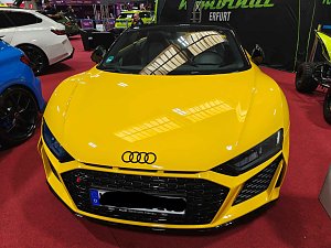 Peter Blei unterwegs auf der Automesse Erfurt