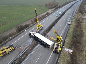 Bergung an der Unfallstelle