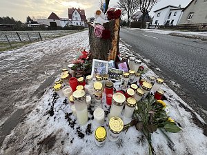Gro&szlig;e Anteilnahme an der Unfallstelle