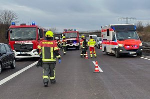 Autobahnunfall heute Vormittag