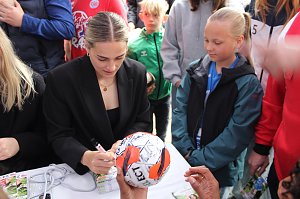 Empfang der Europacup-Siegerinnen in Bad Langensalza