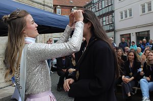 Empfang der Europacup-Siegerinnen in Bad Langensalza
